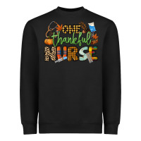 Black One thankful Nurse Heavyweight Sweatshirt - NancyCooperArtShop