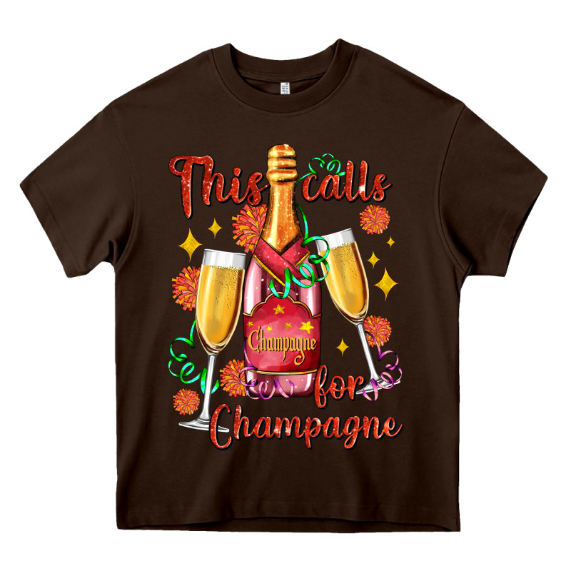 This Calls For Champagne Heavy Core Tee by AdoDesignShop | Teevron