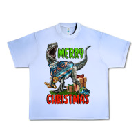 Grape Ice merry christmas velociraptor Urban Heavy Tee - LillyAllenDesigns