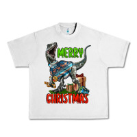 Lunar Rock merry christmas velociraptor Urban Heavy Tee - LillyAllenDesigns