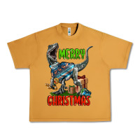 Peanut Butter merry christmas velociraptor Urban Heavy Tee - LillyAllenDesigns