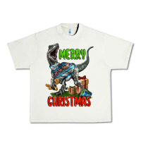 Pistachio merry christmas velociraptor Urban Heavy Tee - LillyAllenDesigns