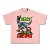 Salmon merry christmas velociraptor Urban Heavy Tee - LillyAllenDesigns