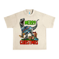 Sandshell merry christmas velociraptor Urban Heavy Tee - LillyAllenDesigns
