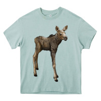 Arona moose fawn deer Heavy Core Tee - LillyAllenDesigns