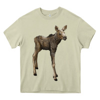 Mossy moose fawn deer Heavy Core Tee - LillyAllenDesigns