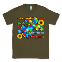 Army Green what makes you different is what makes  you beauti Classic Tee - LillyAllenDesigns