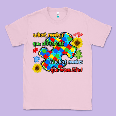 What Makes You Different Is What Makes  You Beauti Classic Tee Designed By Lillyallendesigns
