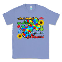 Colony Blue what makes you different is what makes  you beauti Classic Tee - LillyAllenDesigns