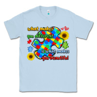Dusty Blue what makes you different is what makes  you beauti Classic Tee - LillyAllenDesigns