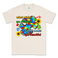 Natural what makes you different is what makes  you beauti Classic Tee - LillyAllenDesigns