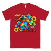 Red what makes you different is what makes  you beauti Classic Tee - LillyAllenDesigns