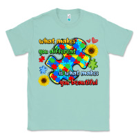 Seafoam what makes you different is what makes  you beauti Classic Tee - LillyAllenDesigns