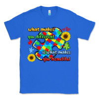 True Royal what makes you different is what makes  you beauti Classic Tee - LillyAllenDesigns