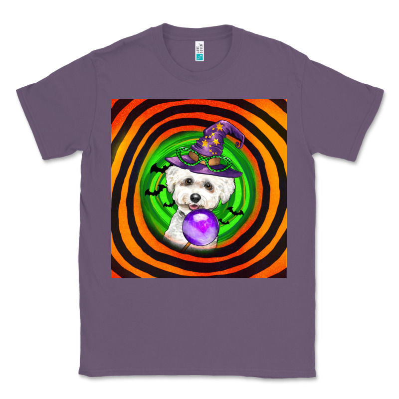 Halloween Bichons Frise Dog Classic Tee by LillyAllenDesigns | Teevron