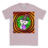 Lilac halloween bichons frise dog Classic Tee - LillyAllenDesigns