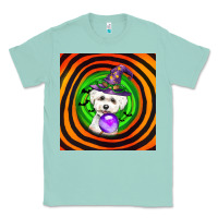 Seafoam halloween bichons frise dog Classic Tee - LillyAllenDesigns