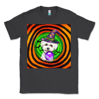 Smoke halloween bichons frise dog Classic Tee - LillyAllenDesigns