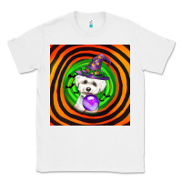 White halloween bichons frise dog Classic Tee - LillyAllenDesigns