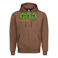 Chestnut St. Patrick's Day lucky and blessed Zipper Hoodie - HowdyJamesFarm