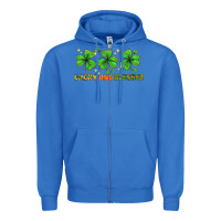 True Royal St. Patrick's Day lucky and blessed Zipper Hoodie - HowdyJamesFarm