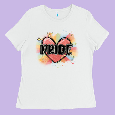 Pride Ladies Tee Designed By Maliassmallbusiness