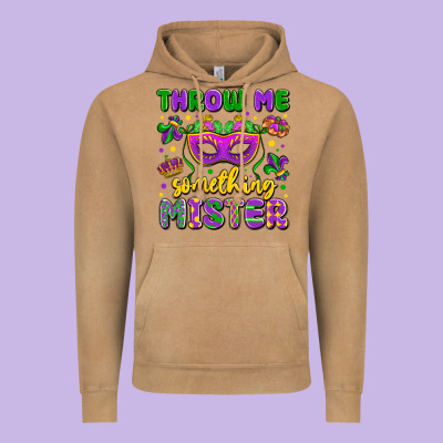 Throw Me Something Mister Vintage Hoodie Designed By Lillyallendesigns
