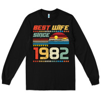 Black Best Wife Since 1982 Long Sleeve Tee - Bettercallsaul