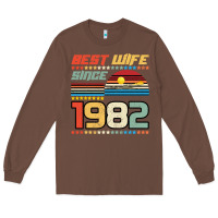 Chestnut Best Wife Since 1982 Long Sleeve Tee - Bettercallsaul