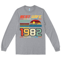Heather Grey Best Wife Since 1982 Long Sleeve Tee - Bettercallsaul