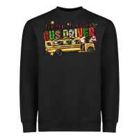 Black santas favorite bus driver Heavyweight Sweatshirt - texasbilliewilder