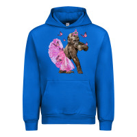 Cobalt Baby Gorilla With Tutu Urban Hoodie - LillyAllenDesigns
