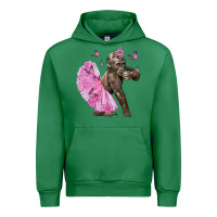 Emerald Baby Gorilla With Tutu Urban Hoodie - LillyAllenDesigns