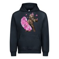 Navy Baby Gorilla With Tutu Urban Hoodie - LillyAllenDesigns