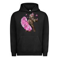Pigment Black Baby Gorilla With Tutu Urban Hoodie - LillyAllenDesigns