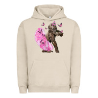 Pigment French Oak Baby Gorilla With Tutu Urban Hoodie - LillyAllenDesigns