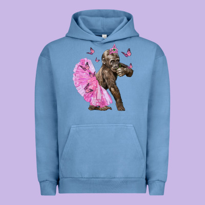 Baby Gorilla With Tutu Urban Hoodie Designed By Lillyallendesigns