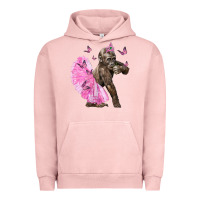 Pigment Salmon Baby Gorilla With Tutu Urban Hoodie - LillyAllenDesigns