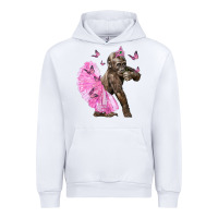 White Baby Gorilla With Tutu Urban Hoodie - LillyAllenDesigns