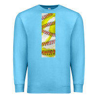 Ocean Blue softball and baseball pen wraps Premium Sweatshirt - BundleAndBundleShop