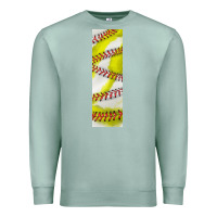 Seafoam softball and baseball pen wraps Premium Sweatshirt - BundleAndBundleShop