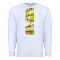 White softball and baseball pen wraps Premium Sweatshirt - BundleAndBundleShop
