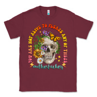 Burgundy not alive to please Classic Tee - LillyAllenDesigns