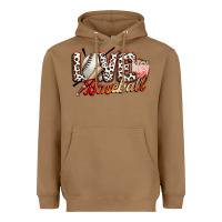 Toasted Coconut love baseball Heavyweight Hoodie - FaDigitalArtStudio