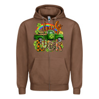 Chestnut Loads of luck Zipper Hoodie - CowGirlArtShop