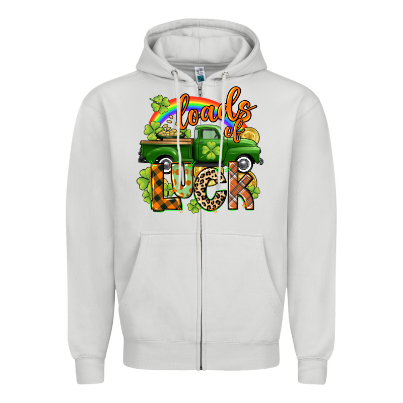 Loads Of Luck Zipper Hoodie by CowGirlArtShop | Teevron