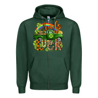Sports Green Loads of luck Zipper Hoodie - CowGirlArtShop