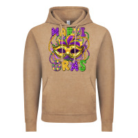 Vintage Coffee mardi gras mask Vintage Hoodie - LillyAllenDesigns