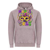 Vintage Zinc mardi gras mask Vintage Hoodie - LillyAllenDesigns