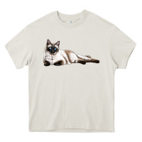 Cream siamese Heavy Core Tee - LillyAllenDesigns